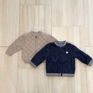 Zara and Mayoral Beige and Blue Jackets
